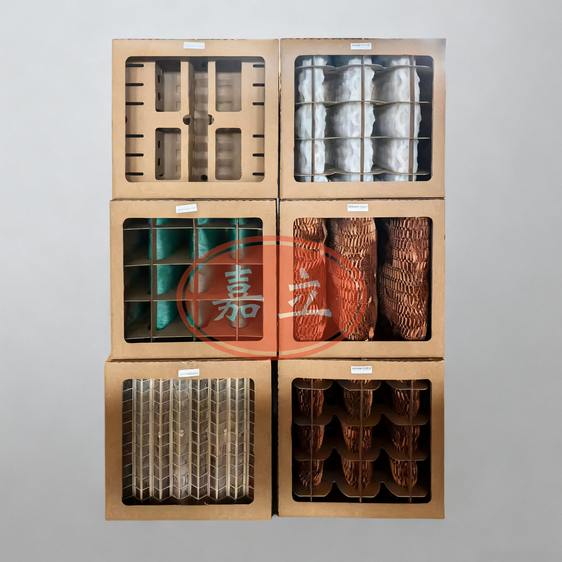 阿坝纸盒式漆雾过滤纸箱